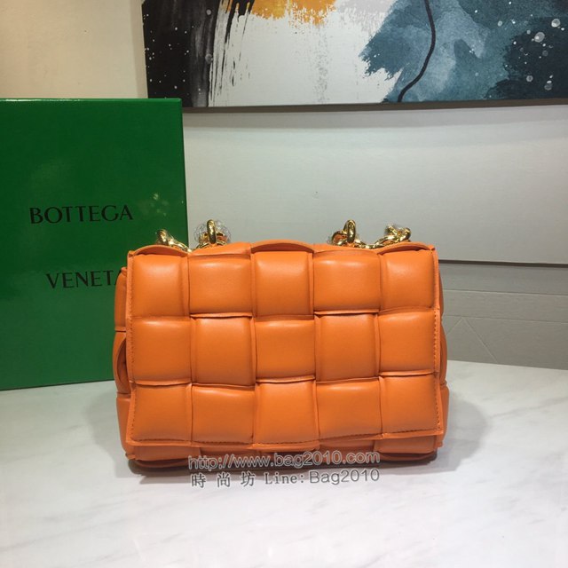 Bottega veneta高端女包 96008 寶緹嘉新款枕頭鏈條包  BV經典款單肩斜挎手提女包  gxz1193